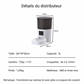 Distributeur de croquette chat avec caméra connectée