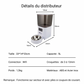 Distributeurs de croquettes chats connecté