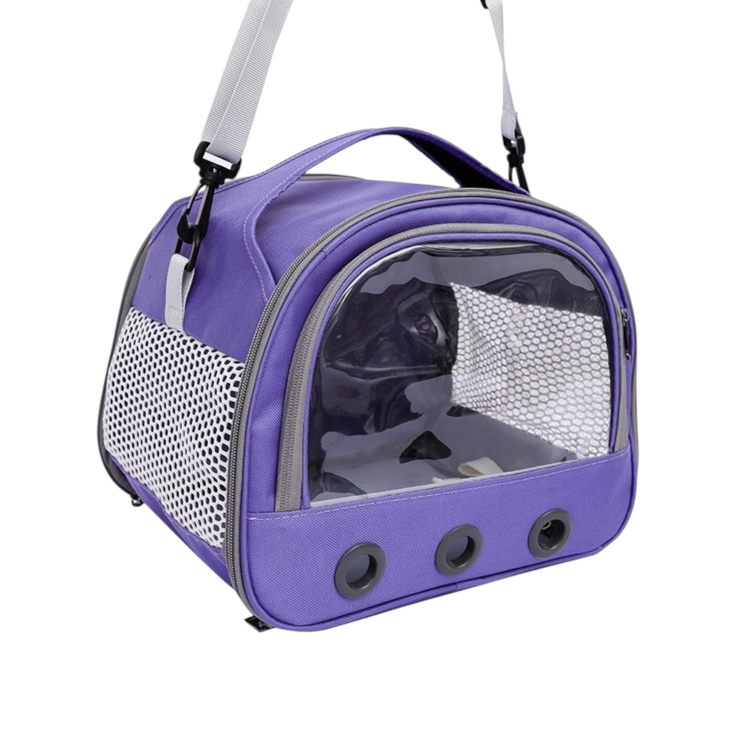 Sac de transport avec fenêtre pour chat