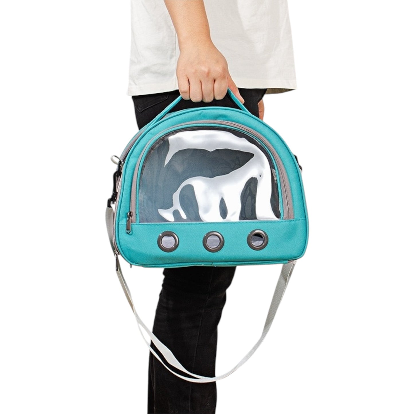 Sac de transport avec fenêtre pour chat