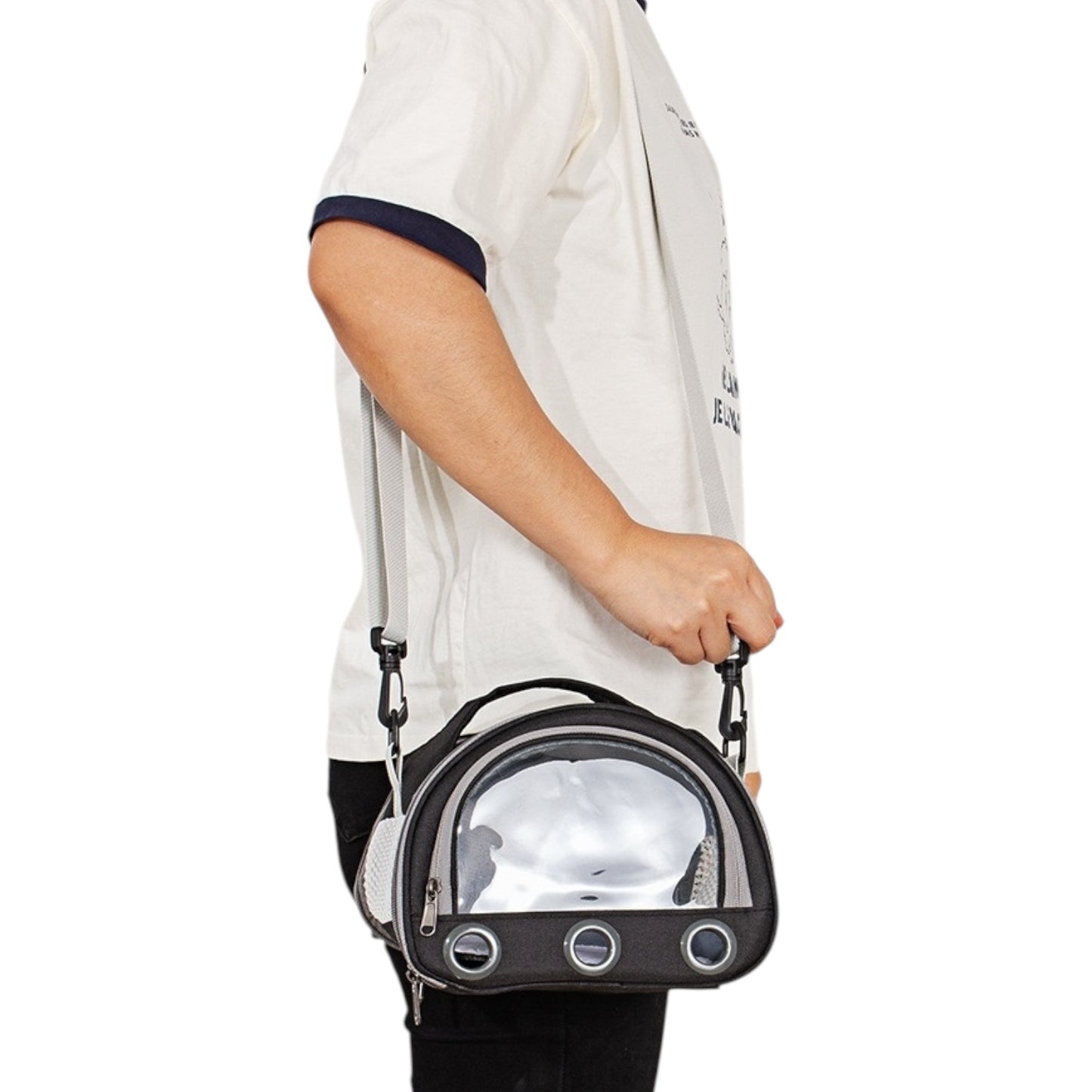 Sac de transport avec fenêtre pour chat