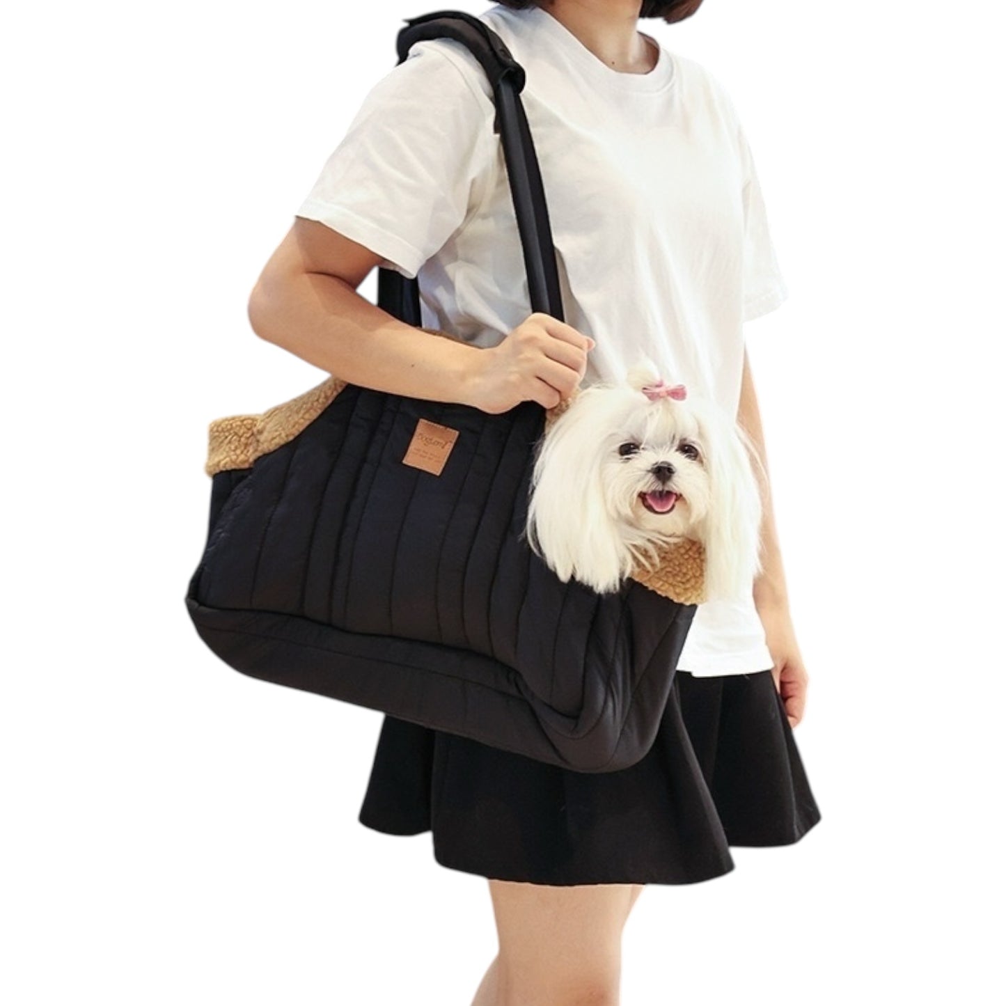 Sac de transport pour chat molletonné