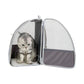 Sac à dos de transport chat avec filet