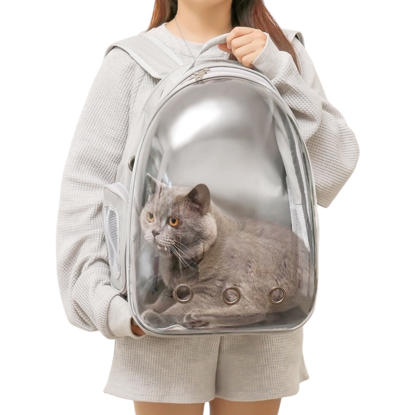 Sac à dos hublot chat