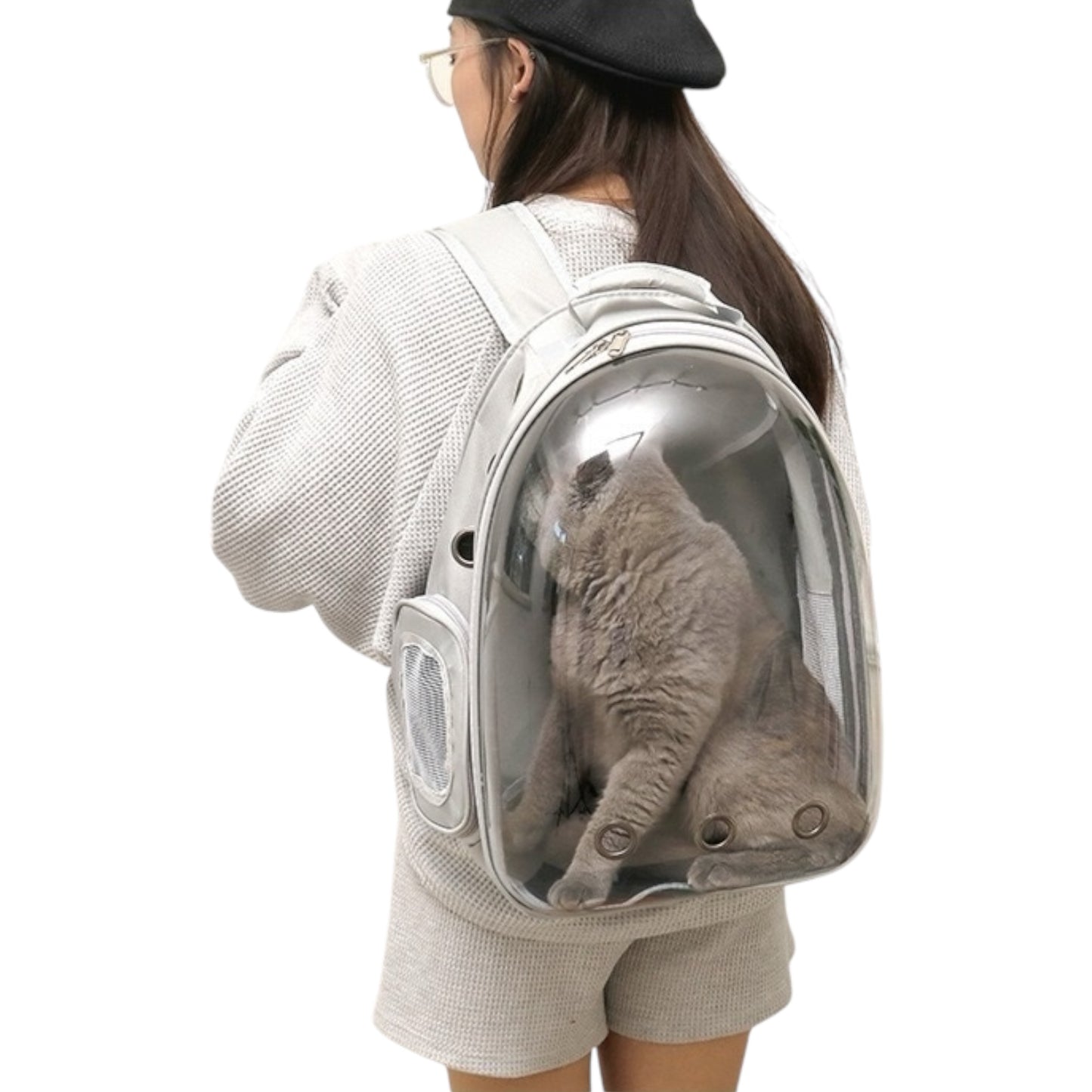 Sac à dos hublot chat