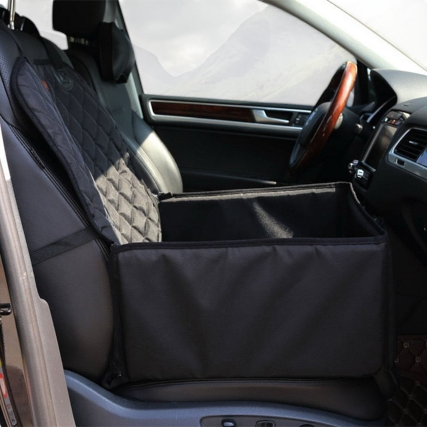 Housse pour chat sur siege de voiture