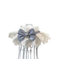Collier en dentelle élégant pour chat avec nœud papillon