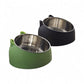 Gamelle simple pour chat surélevée en inox