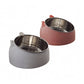 Gamelle simple pour chat surélevée en inox
