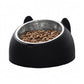 Gamelle simple pour chat surélevée en inox