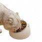 Gamelle simple pour chat surélevée en inox