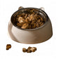 Gamelle simple pour chat surélevée en inox
