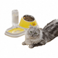 Gamelle et anti glouton avec fontaine à eau pour chat