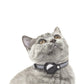 Collier chat airtag apple en cuir