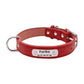 Collier en cuir pour chat personnalisé