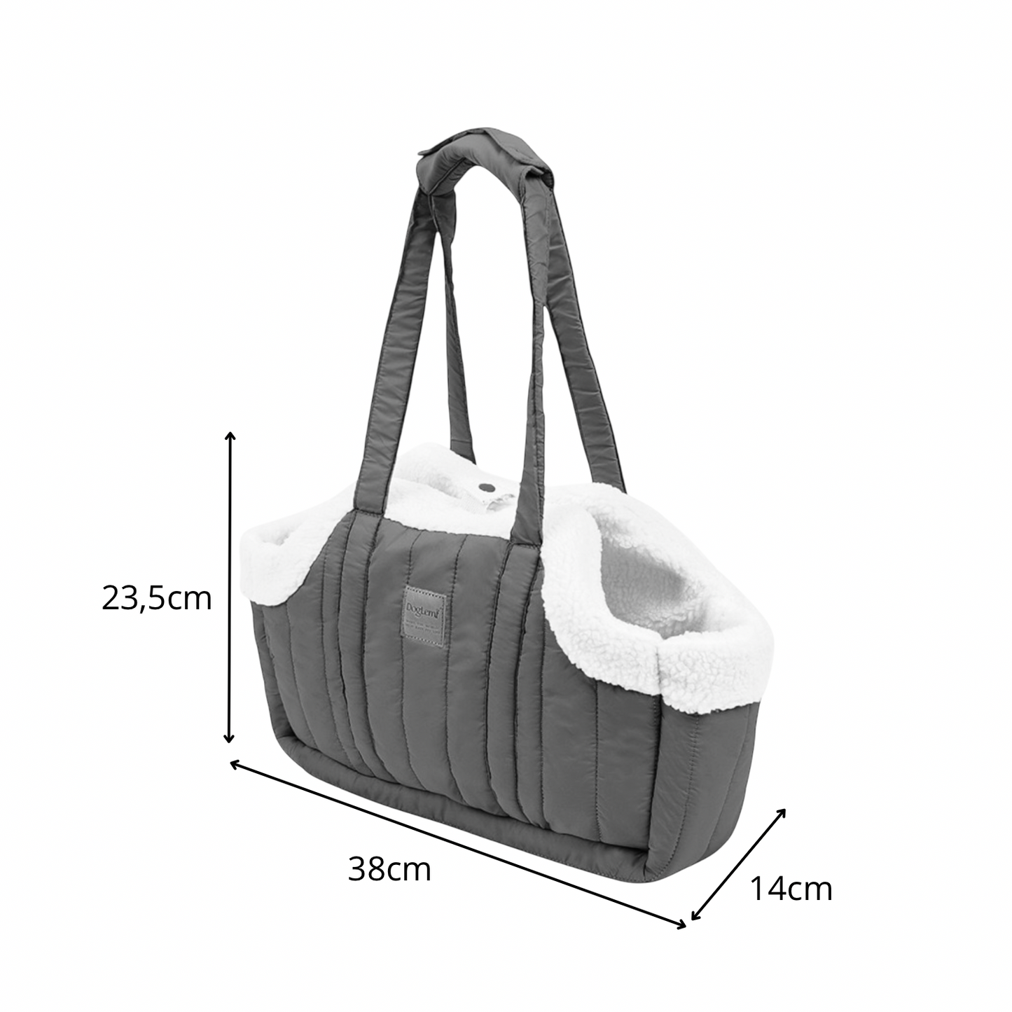 Sac de transport pour chat molletonné