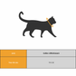 Collier pour chat personnalisé réfléchissant